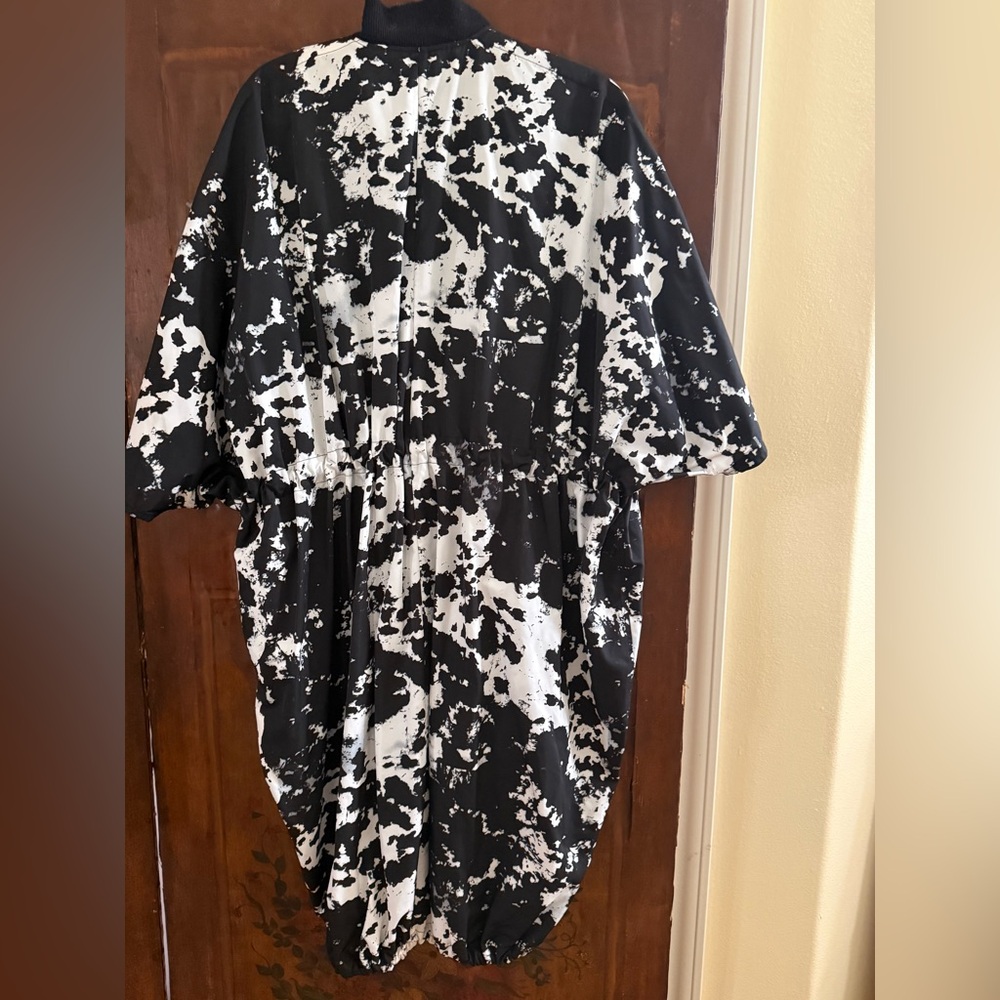 Victor Alfaro Black and White Maxi Dress